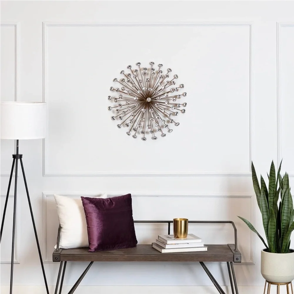 Bronze sunburst wall decor - Picture 6 of 6